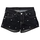 Dark Wash BAPE Star Embroidered Denim Shorts Size US XXS - Autre Marque