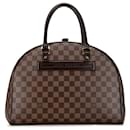 Borsa da viaggio Nolita Damier Ebene Louis Vuitton marrone