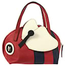 Red Gucci Leather Childrens Zoo Bee Bag