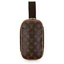 Sac bandoulière Pochette Gange Monogram Louis Vuitton marron