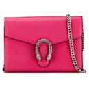 Gucci Mini Dionysus Wallet on Chain Rose