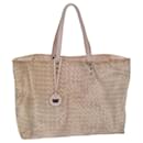 BOTTEGA VENETA Tote Bag Nylon Beige Auth 78910 - Autre Marque