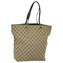 GUCCI GG Canvas Tote Bag Beige 002 1098 Auth 78094 - Gucci