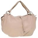 CELINE Tote Bag Leather Beige Auth 78835 - Céline