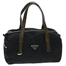 PRADA Sac à main en nylon noir Auth 80095 - Prada