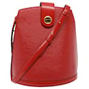 LOUIS VUITTON Epi Cluny Schultertasche Rot M52257 LV Auth 78157 - Louis Vuitton