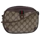 Sac à épaule GUCCI GG Supreme en cuir PVC beige 89 02 066 Auth bs15441 - Gucci