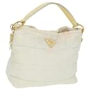 PRADA Borsa a Spalla in Nylon Bianca Auth 78332 - Prada