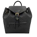 Montsouris PM Empreinte Leather 2-Ways Bag Charm Black - Louis Vuitton