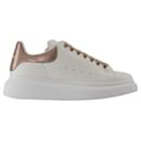 Oversized Sneakers - Alexander McQueen - Leather - White/Beige - Alexander Mcqueen