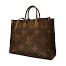 Borsa Louis Vuitton Monogram Empreinte On the Go GM - Marrone