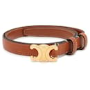 Celine Women's Small Triomphe Leather Belt - Céline