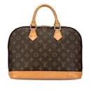 Sac à main Louis Vuitton Monogram Alma PM - Cuir PVC marron