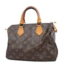 Sac à main Louis Vuitton Monogram Speedy 25 - Marron