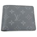 Louis Vuitton Monogram Eclipse Portefeuille Slender Wallet