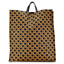 Gucci Square G GG Tote Bag - Navy Yellow