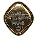 Chanel Diamond Shape 31 RUE CAMBON Gold Plated Brooch for Women