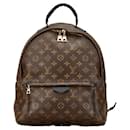 Sac à dos Louis Vuitton Monogram Palm Springs MM - Cuir PVC marron