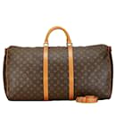 Louis Vuitton Monogram Keepall Bandouliere 60 Boston Bag