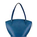 Bolsa Tote Epi Saint Jacques da Louis Vuitton em Azul Toledo