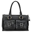 Celine Black Leather Handbag Tote for Women - Céline