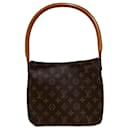 Sac à main Louis Vuitton Monogram Looping MM pour femmes