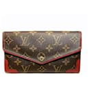 Cartera Larga Sarah Retiro Monograma Louis Vuitton para Mujeres