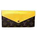 Carteira Longa Marie Roulon M60506 em Monograma Louis Vuitton para Mulheres