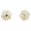 Tiffany Twist Knot Silver Stud Earrings - Tiffany & Co