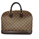 Sac à main Louis Vuitton Damier Alma en Ébène