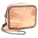 Stella McCartney Falabella Shoulder Bag in Peach Orange Metallic - Stella Mc Cartney