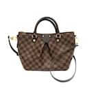 Sac à main Louis Vuitton Damier Siena PM N41545 pour femme en ébène