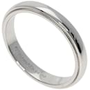 Tiffany Milgrain Platinbandring - Größe 23,5 - Tiffany & Co