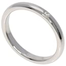 Tiffany & Co. Platinum 950 Stacking Band 1P Diamond Ring