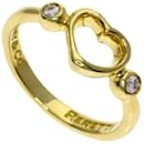 Tiffany & Co. Heart 2P Diamond Ring in 18K Yellow Gold