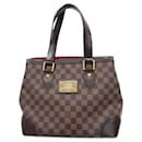 Sac à main Louis Vuitton Damier Hampstead PM en Ébène