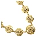 Chanel Coco Mark Gold Plated Necklace for Women