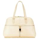 Fendi Zucca Unzipped Tote Bag - Beige Leather