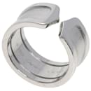 Cartier C2 Band Ring in 18K White Gold for Women