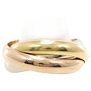 Cartier Trinity K18 Gold Band Ring for Women