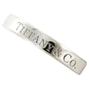 Anillo plano Tiffany de platino PT950 para mujeres - Tiffany & Co