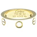 Cartier 18K Yellow Gold Anniversary Band Ring with Diamond