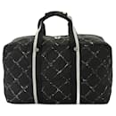 Chanel Travel Line Boston Bag - Black Shoulder Bag