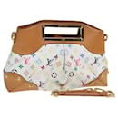 LOUIS VUITTON Monogram Multicolor Judy MM Hand Bag 2Way White M40255 Auth 78180 - Louis Vuitton