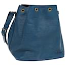 LOUIS VUITTON Epi Petit Noe Shoulder Bag Blue M44105 LV Auth 79838 - Louis Vuitton