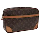 LOUIS VUITTON Monogram Compiegne 28 Bolsa Clutch M51845 LV Auth 79693 - Louis Vuitton