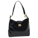 Sac à épaule BALLY en cuir noir Auth yb579 - Bally