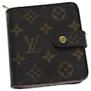 LOUIS VUITTON Cartera Compacta con Cremallera Monograma M61667 LV Auth 79897 - Louis Vuitton