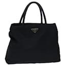 PRADA Hand Bag Nylon Black Auth ar11983 - Prada