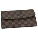 LOUIS VUITTON Damier Ebene Porte Monnaie Credit Wallet N61725 LV Auth 79856 - Louis Vuitton